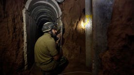 The discovery of a secret tunnel from the Gaza Strip into Israel has prompted the Israeli government to order an immediate halt of all construction materials to Gaza.